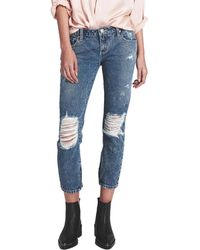 One Teaspoon - Jeans denim regular fit con strappi al ginocchio - Lyst