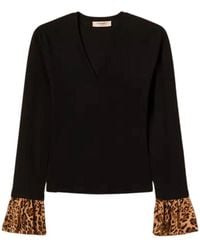 Twinset - V-Neck Knitwear - Lyst