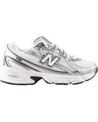 New Balance - Silberne Mesh-Sneakers Mit Abzorb-Technologie - Lyst