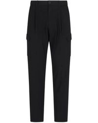 Herno - Light Comfort Stretch Geweven Cargo Broek - Lyst