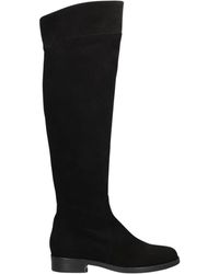 Stefano Lauran - Schwarze Wildlederstiefel 2056 - Lyst