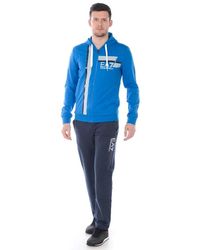 EA7 - Fitness ,Blauw ,Sportief Trainingspak Voor Actieve Levensstijl - Lyst