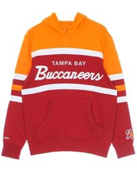 Mitchell & Ness - Hoodies & Sweatvesten ,Rood ,Capuchon - Lyst