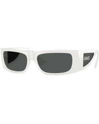 Versace - Logo-Plaque Sunglasses - Lyst