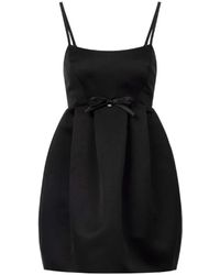 Elisabetta Franchi - Kleid mit Bug - Lyst