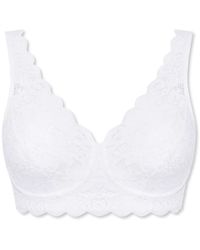 Hanro - Ondergoed ,Wit ,Kant Bh - Lyst