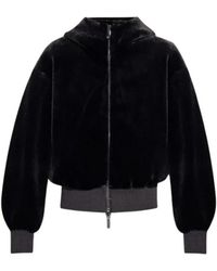 Emporio Armani - Faux Fur & Shearling Jackets - Lyst