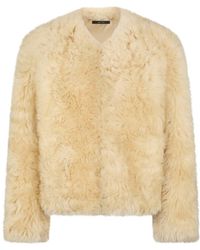Tom Ford - Collarless Shearling Jacket - Lyst