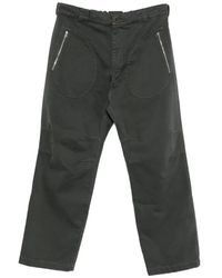 RANRA - Broeken ,Groen ,Katoen Broek - Lyst