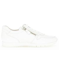 Gabor - Zapatos blancos de cuero con cordones - Lyst