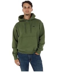 Vans - Hoodies & Sweatvesten ,Groen ,Katoen Left Chest Ii Logo Pullover Hoodie - Lyst
