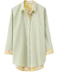 ROSSO35 - Bloes Met Bloemenprint En Knoopsluiting - Lyst