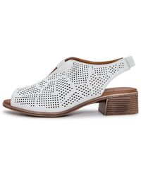 CESARE GASPARI - Klassische blockabsatz sandalen - Lyst