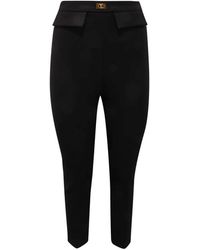 Elisabetta Franchi - Slim-Fit Trousers - Lyst