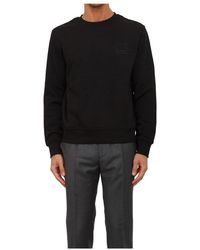 Etro - Truien & Vesten ,Zwart ,Katoen C-Neck Sweatshirt - Lyst