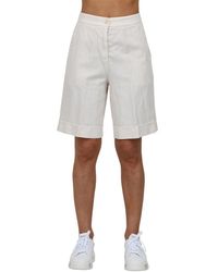 ROSSO35 - Stylische Bermuda Shorts Für Frauen - Lyst