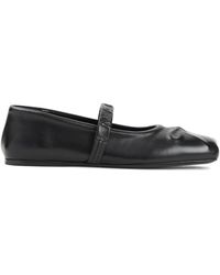 Marni - Schoenen ,Zwart ,Leer Mary Jane Ballerina's - Lyst