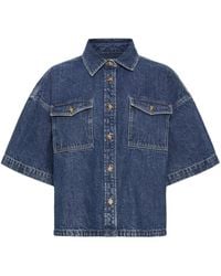 Ichi - Denim Shirts - Lyst