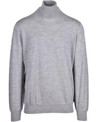 Brunello Cucinelli - Radfahrer Wolle Kaschmir Stricktop - Lyst