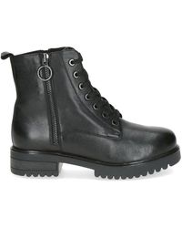 Caprice - Schwarze lässige geschlossene booties - Lyst