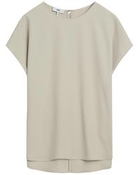 Cinque - Tops ,Flowy Short-Sleeve Blouse - Lyst