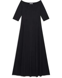 Maliparmi - Schwarzes Jersey-Kleid - Lyst