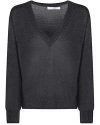 IRO - V-Neck Knitwear - Lyst