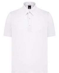 DUNO - Tops ,Wit ,Polyester Technische Polyester Polo Shirt - Lyst