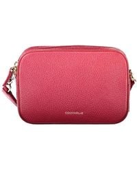Coccinelle - Rote Leder Damen Handtasche Tebe Tasche - Lyst