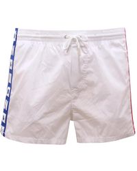 DSquared² - Badmode ,Wit ,Boxer Midi - Lyst