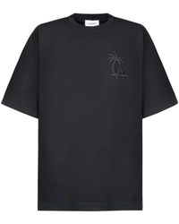 Laneus - Schwarzes baumwoll-t-shirt modell s4lauath030 - Lyst