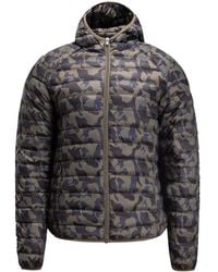 J.O.T.T - Geprinte Puffer Jacket - Lyst