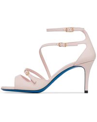 Loriblu - Schoenen ,Roze ,Leer Sandalen - Lyst