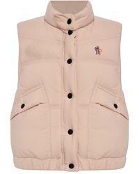 Moncler - Jassen ,Roze ,Après-Ski Vest - Lyst
