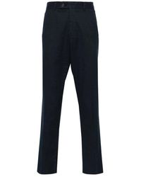 J.Lindeberg - Blaue leinen stretch casual hose,weiße leinen stretch casual hose - Lyst