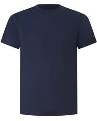 Peuterey - Tops ,Blauw ,Katoen Casual Katoenen T-Shirt - Lyst