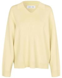 Samsøe & Samsøe - V-Neck Knitwear - Lyst