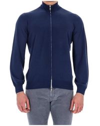 Brunello Cucinelli - Luxuriöser woll-kaschmir vollreißverschluss-pullover - Lyst