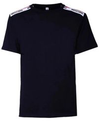 Moschino - Herren Logo T-Shirt Schwarz Baumwolle - Lyst