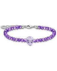 Thomas Sabo - Armband Mit Amethyst-Imitat-Perle - Lyst