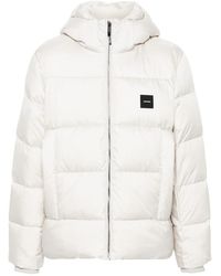 Calvin Klein - Stony Hooded Quilt Puffer Jas - Lyst