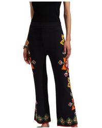 La DoubleJ - Broeken ,Zwart ,Stretch Broek Geplaatst - Lyst
