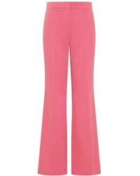 Stella McCartney - Broeken ,Rood ,Iconische Flared Broek - Lyst