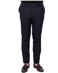 Corneliani - Broeken ,Blauw ,Polyester Kostuum Broek - Lyst