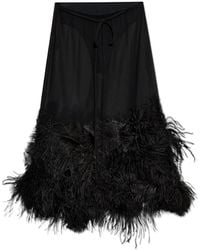 The Attico - Midi Skirts - Lyst