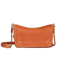 Jérôme Dreyfuss - Braune Leder-Schultertasche Mit Klappe - Lyst