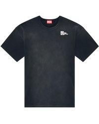 DIESEL - T-shirt mit mini-design studio-print - Lyst