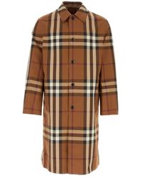 Burberry - Jassen ,Veelkleurig ,Single-Breasted Coats - Lyst