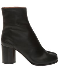 Maison Margiela - Leder 'tabi' stiefeletten mit absatz - Lyst