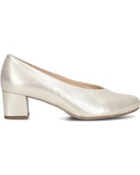 HASSIA - Gouden Leren Pumps Florence - Lyst